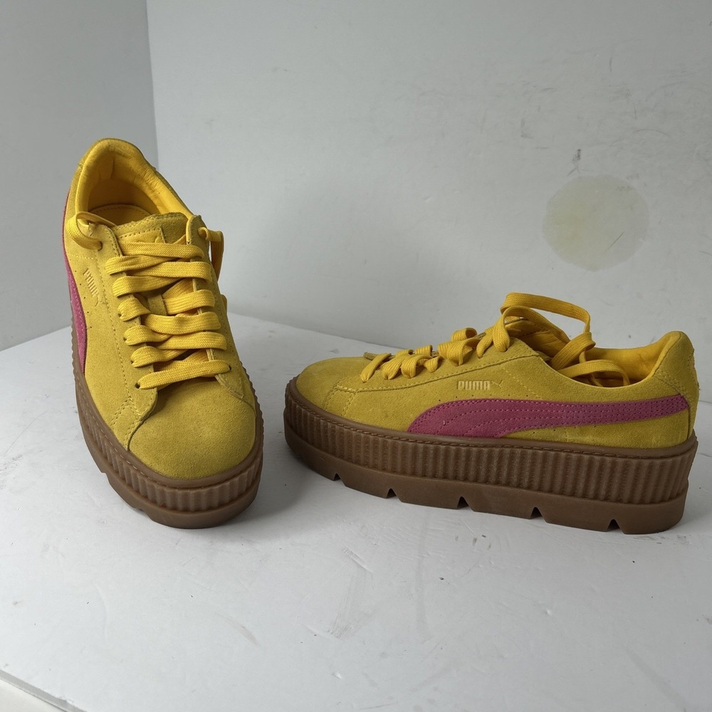 Puma Fenty by Rhianna Cleated Creeper Lace Up Suede Women's Shoes Size‎ 10